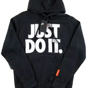 nike just do it embroidered hoodie